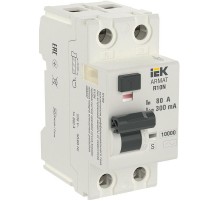 Выключатель дифференциальный (УЗО) R10N 2P 80А 300мА тип AC-S ARMAT  AR-R10N-2-080CS300  IEK