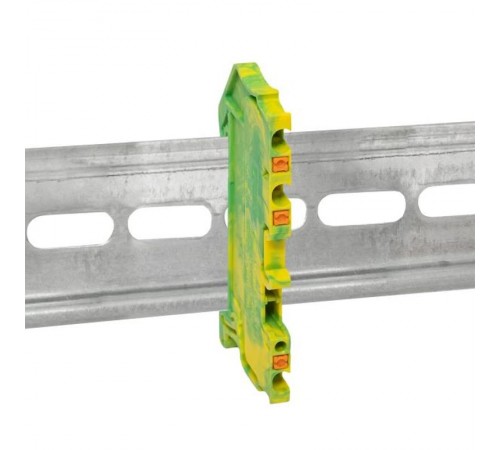 Клеммная колодка пружинная 1.5 Push-in 3 вывода земля PIT-1,5-3-pe  EKF