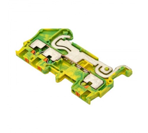 Клеммная колодка пружинная 1.5 Push-in 3 вывода земля PIT-1,5-3-pe  EKF