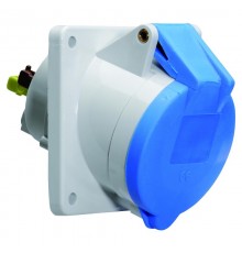 Розетка наклонная 16A 3р(2P+PE) 6h 230V IP44 QC фланец 85х85 12749 I 12749-Bals I Bals