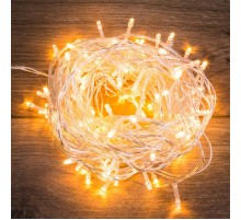 Гирлянда Твинкл-Лайт 20 м, прозрачный ПВХ, 160 LED, цвет теплый белый  303-306  NEON-NIGHT