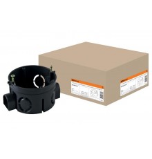 Коробка установочная 68х40 стыковочные узлы с саморезами  SQ1402-0010  TDM