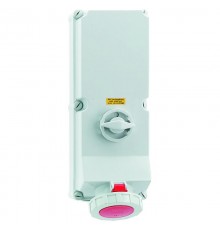 Розетка настенная с блокировкой 125A 4p 3P + PE от 380 до 415 В IP67 I 16621-Bals I Bals