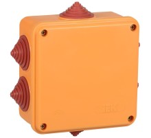 Коробка расп. огн. ПС 100х100х50мм 4P 4мм2 IP55 6 вв. I UKF30-100-100-050-4-4-09 I IEK