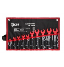 Набор изолир. однорожковых ключей 10 шт. НИИ-10  63844  КВТ