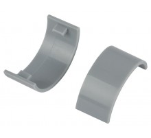 Соединитель  C-KK-30-13-F на стык для полукруглого кабель-канала серый 30х13мм 2шт/комплект  Б0064964  ЭРА