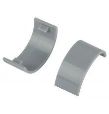 Соединитель  C-KK-30-13-F на стык для полукруглого кабель-канала серый 30х13мм 2шт/комплект  Б0064964  ЭРА
