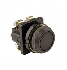 КЕ-011 У3 исп.2, черный, 1з+1р, цилиндр, IP40, 10А, 660В, выключатель кнопочный (ЭТ)  ET502424  Электротехник