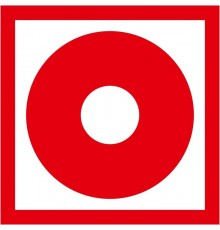 Пиктограмма квадрат "Кнопка включения установок(систем) пожарной автоматики"  60623DEK  DEKraft