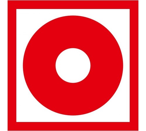 Пиктограмма квадрат "Кнопка включения установок(систем) пожарной автоматики"  60623DEK  DEKraft