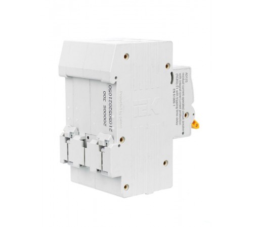 Выключатель автоматический дифференциального тока АД12S 2п 50А C 300мА тип AC (3 мод)  MAD13-2-050-C-300  IEK