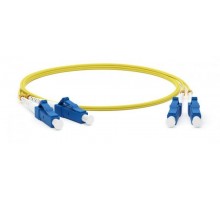 Патч-корд FC-D2-9-LC/AR-LC/AR-H-100M-LSZH-YLвол.-оптич.(шнур) SM 9/125 (OS2),LC/APC-LC/APC,2.0мм,duplex,LSZH,100м  397176  Hyperline