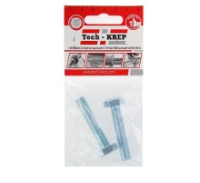 Болт DIN933 с шестигранной головкой оцинк. М10х50 (2 шт) - пакет ( 0,075 кг)  102978  Tech-KREP