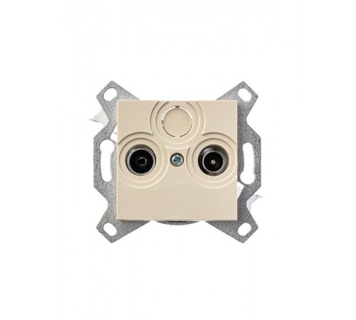 ABB Levit Слоновая кость Розетка TV-R оконечная  5011H-A03503 17W  2CHH083503A6017  ABB