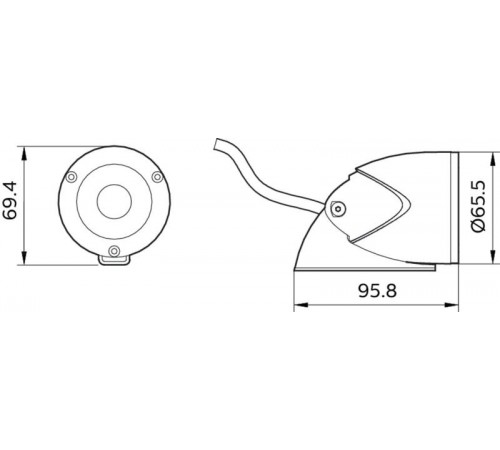 Светильник уличный настенный BGP312 1LED 4000K WB GG  911401711522  Philips