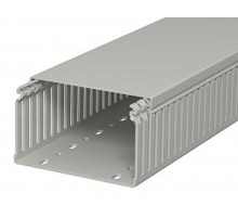 Распределительный кабельный канал LKV 75x125x2000 мм (ПВХ,серый) (LKV 75125)  6178330  OBO Bettermann
