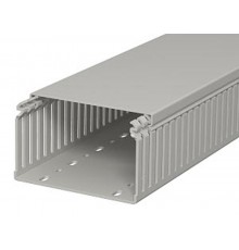 Распределительный кабельный канал LKV 75x125x2000 мм (ПВХ,серый) (LKV 75125)  6178330  OBO Bettermann