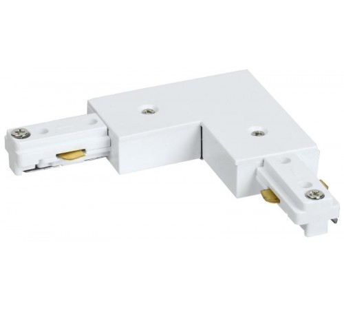 Соединитель L-образный для однофазного шинопровода осветительного белый  LPK0D-SLU-1-K01  IEK