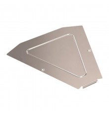 Крышка угла горизонтального 45 градусов Стандарт INOX (AISI 409) 500  PR16.3491  Промрукав