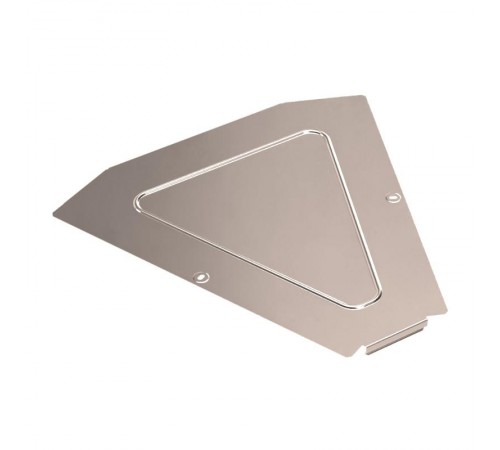 Крышка угла горизонтального 45 градусов Стандарт INOX (AISI 409) 500  PR16.3491  Промрукав