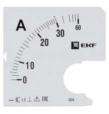 Шкала сменная для A961 30/5А-1,5 EKF PROxima  s-a961-30  EKF