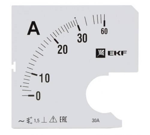Шкала сменная для A961 30/5А-1,5 EKF PROxima  s-a961-30  EKF
