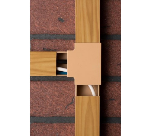 Угол T-образный (40х25) (4 шт) Plast EKF PROxima   под светлое деревоtchl-40-25x4EKF