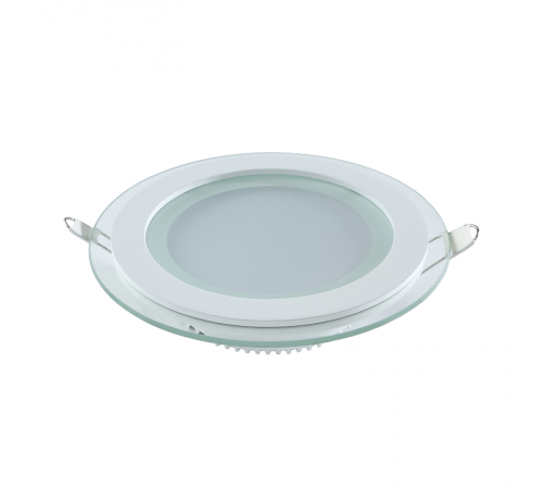 Светильник светодиодный встраиваемый круглый с декоративным стеклом 6W 3000K 1/40  947111106  Gauss