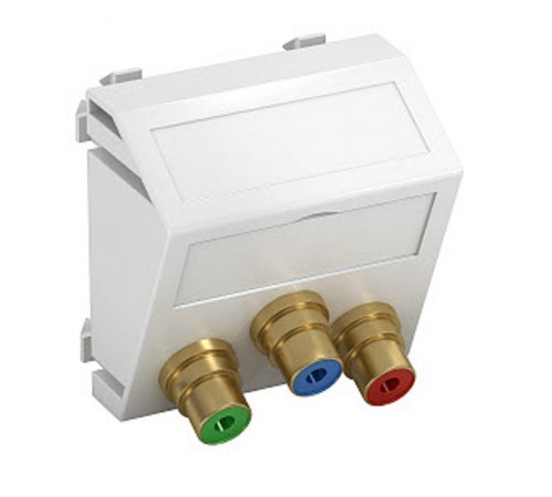 Мультимедийная рамка Video-Cinch Modul45 (белый) (MTS-3R L RW1)  6105126  OBO Bettermann