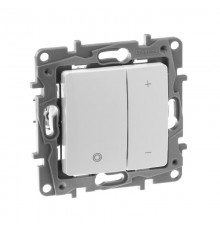 Etika Белый Светорегулятор нажимной, 400Вт  672218  Legrand