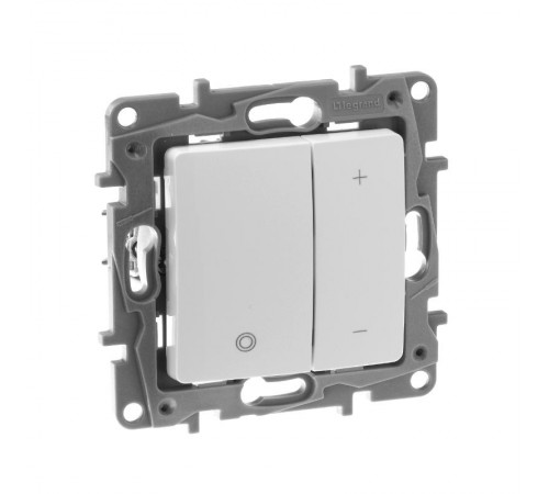 Etika Белый Светорегулятор нажимной, 400Вт  672218  Legrand