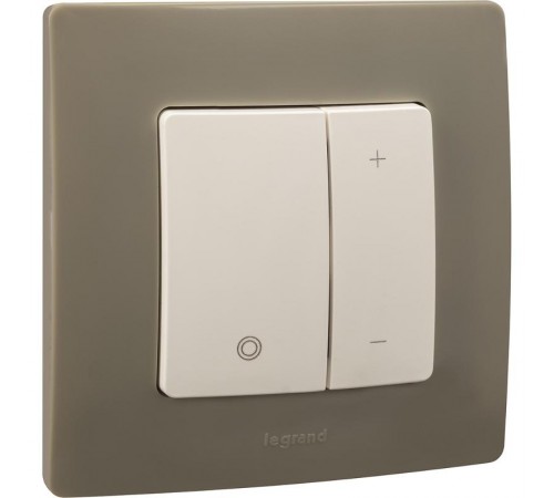Etika Белый Светорегулятор нажимной, 400Вт  672218  Legrand