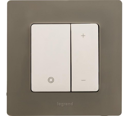 Etika Белый Светорегулятор нажимной, 400Вт  672218  Legrand