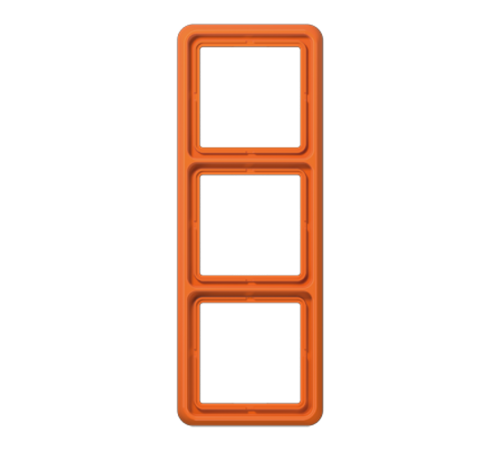 Рамка для вертикальной и горизонтальной установки ударопрочная, 3-кратная; оранжевая  CD583WUO  Jung