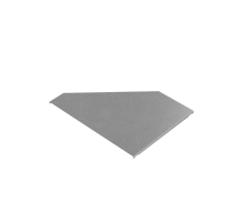 Крышка переходника правого 200-500 мм "ПЛЮС" INOX304  KPDplus200-500-R INOX304  КМ - профиль