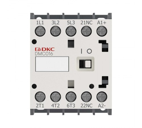 Миниконтактор YON DMC016 16A 7,5кВт AC3 3P кат. 12В DC 1НО  DMC016-3C10D012  DKC