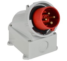 Вилка стационарная ССИ-5242 32А-6ч 380В 3P+PE IP67  PSR52-032-4-0-67  IEK