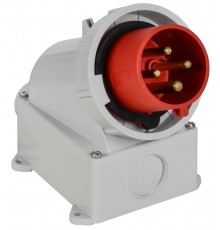 Вилка стационарная ССИ-5242 32А-6ч 380В 3P+PE IP67  PSR52-032-4-0-67  IEK