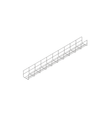 Проволочный лоток 85х300х5,0 L3000 мм HD  PL85-300-5-3000 HD  КМ - профиль