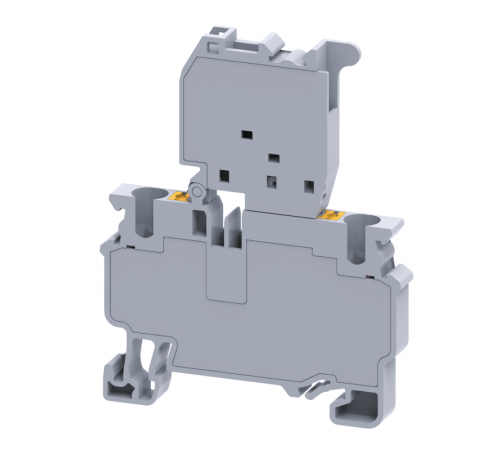 Клемма для предохранителей с индикатором push-in OptiClip CPF-4-HESILA-240V-(5x20)-10A-(0,2-4)-серый  331877  КЭАЗ