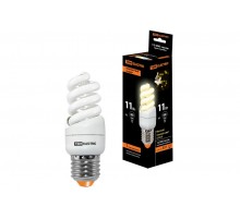 Лампа энергосберегающая КЛЛ-FSТ2-11 Вт-2700 К-Е27 КОМПАКТ (35х98 мм)  SQ0323-0175  TDM