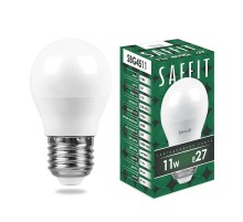 Лампа светодиодная SBG4511 11W 4000K 230V E27 G45  55139  SAFFIT