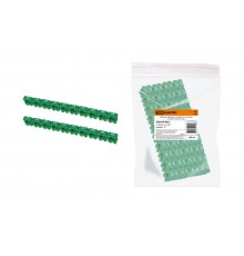 Маркер наборный - символ "5" зеленый 2,5 мм2 (150 шт.)   SQ0534-0021  TDM