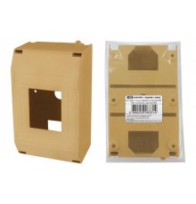 Бокс пластиковый навесной КМПн 1/4 для наружной установки IP20 "ЭКО" (сосна) инд. штрихкод, (ВхШхГ) 217х245х421мм  SQ0907-0502  TDM