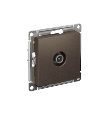 AtlasDesign Мокко Розетка TV оконечная 1DB, механизм  ATN000691  SE