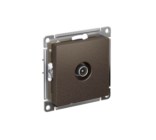 AtlasDesign Мокко Розетка антенная одиночная TV коннектор, механизм  ATN000693  SE