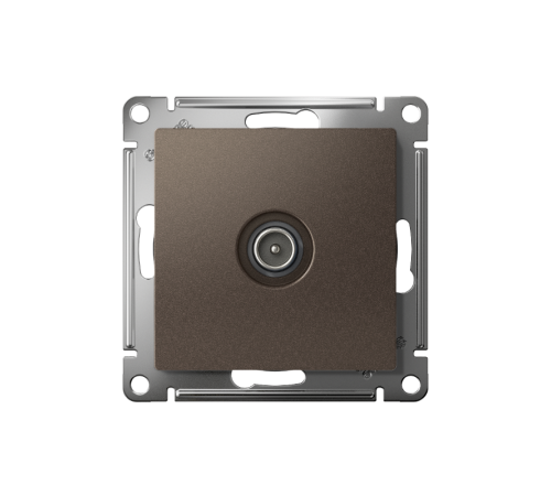 AtlasDesign Мокко Розетка TV оконечная 1DB, механизм  ATN000691  SE