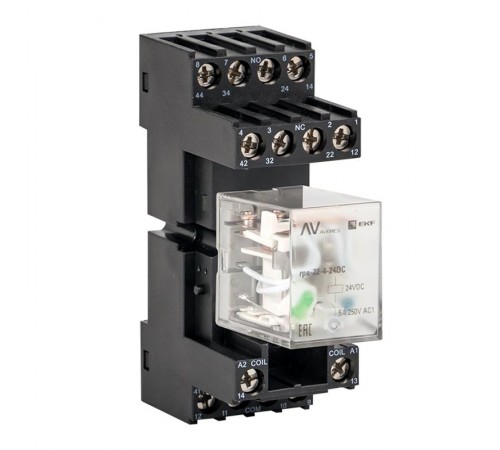 Разъем для реле РM4 22/4 EKF AVERES  rm4-22-4  EKF