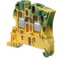 Клемма ZS10 винтовая 10мм.кв. Земля  1SNK508150R0000  TE