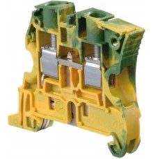 Клемма ZS10 винтовая 10мм.кв. Земля  1SNK508150R0000  TE